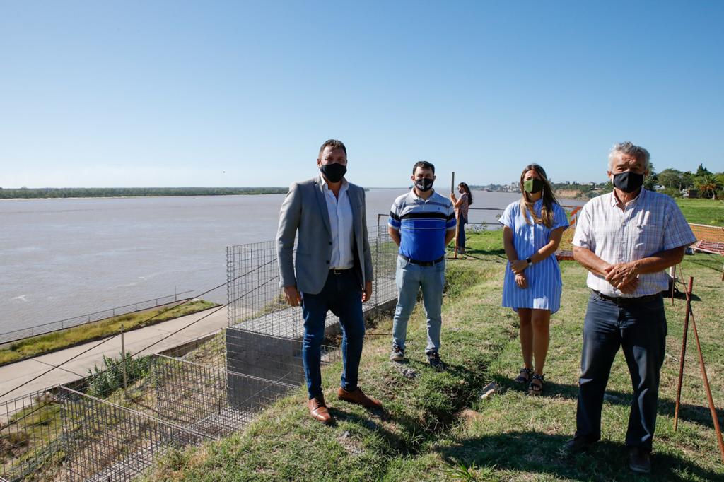 Está en marcha la reconstrucción del Paseo de la Libertad en San Lorenzo