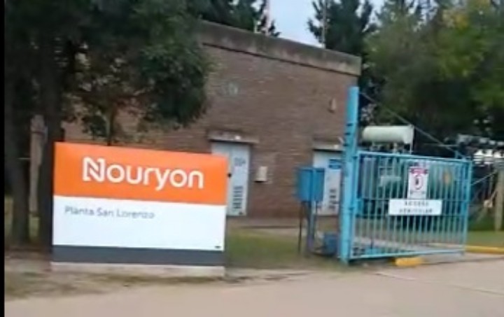 San Lorenzo: Tras la clausura de Nouryon por Contaminación, Ministerio Nacional inspeccionó su planta