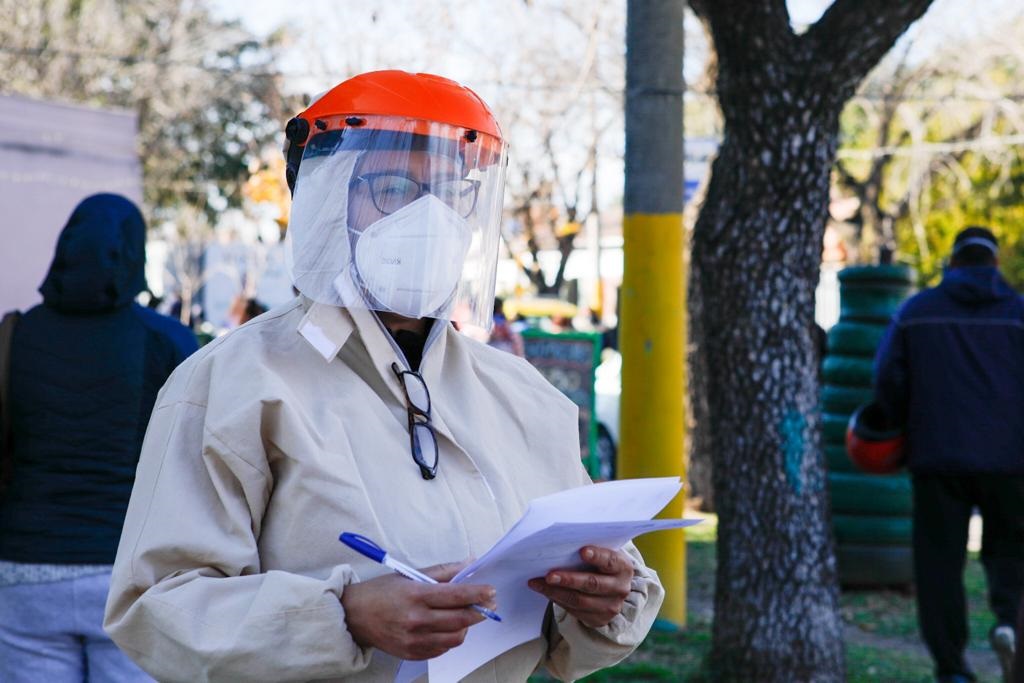 Covid-19: Covid-19: la Municipalidad de San Lorenzo realiz&oacute; en barrio Bouchard otro importante operativo de testeos