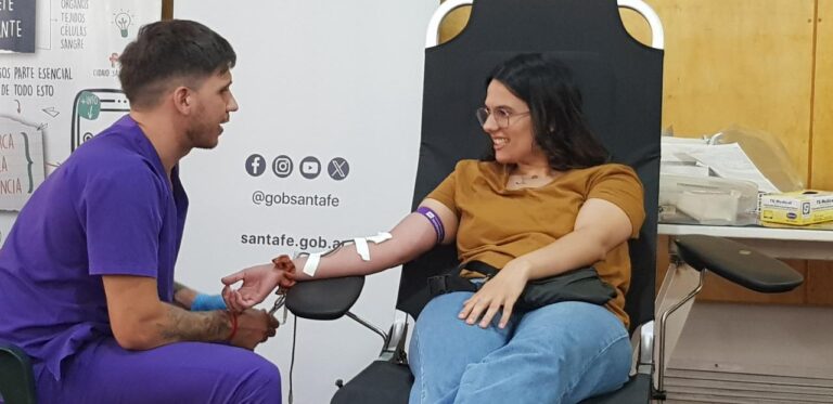 Colecta de sangre en la provincia por el Día Mundial del Donante