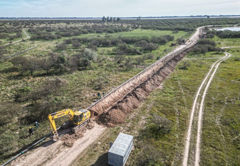 Avanza el Gasoducto Gran Santa Fe que beneficiará a 250 mil santafesinos